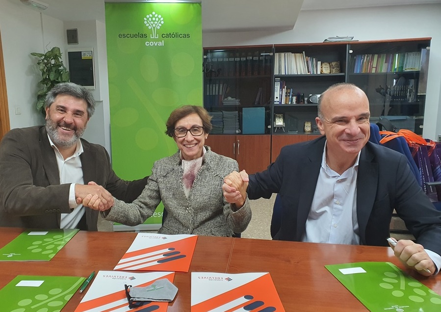 Firma acuerdo Edelvives Escuelas Católicas Comunidad Valenciana